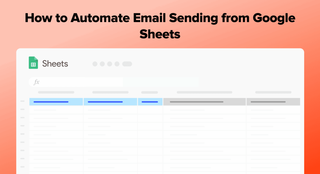 Automatically Send Email from Google Sheets