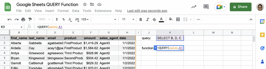 Google Sheets QUERY Function Complete Guide 2nd Parameter