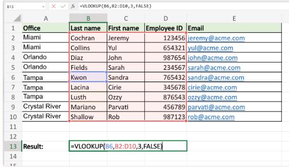 VLOOKUP Mastery