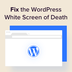 how to fix the wordpress white screen of death thumb